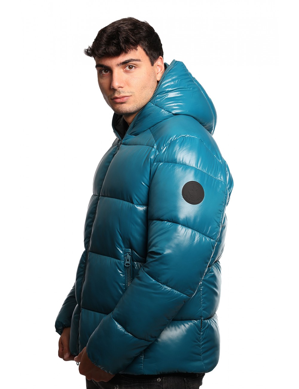 giubbino save the duck UOMO TURCHESE 90069 - D31280M - LOVE21 EDGARD vista frontale