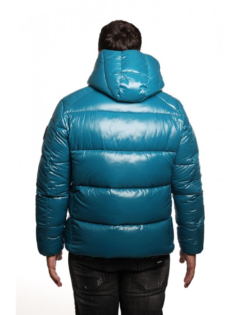giubbino save the duck UOMO TURCHESE 90069 - D31280M - LOVE21 EDGARD vista posteriore