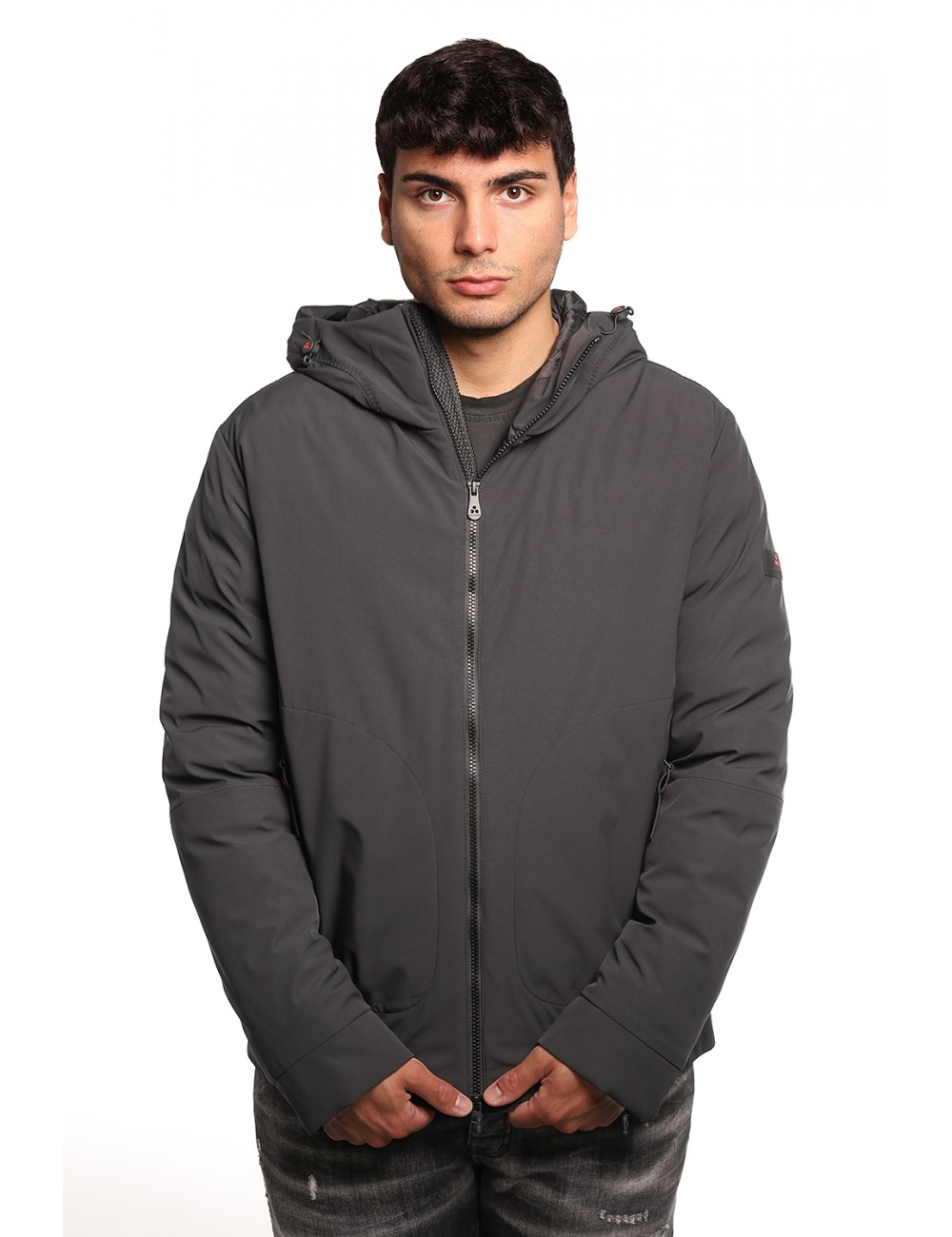 giubbino peuterey UOMO NERO - LOGE SRT 01 - PEU5566 vista frontale