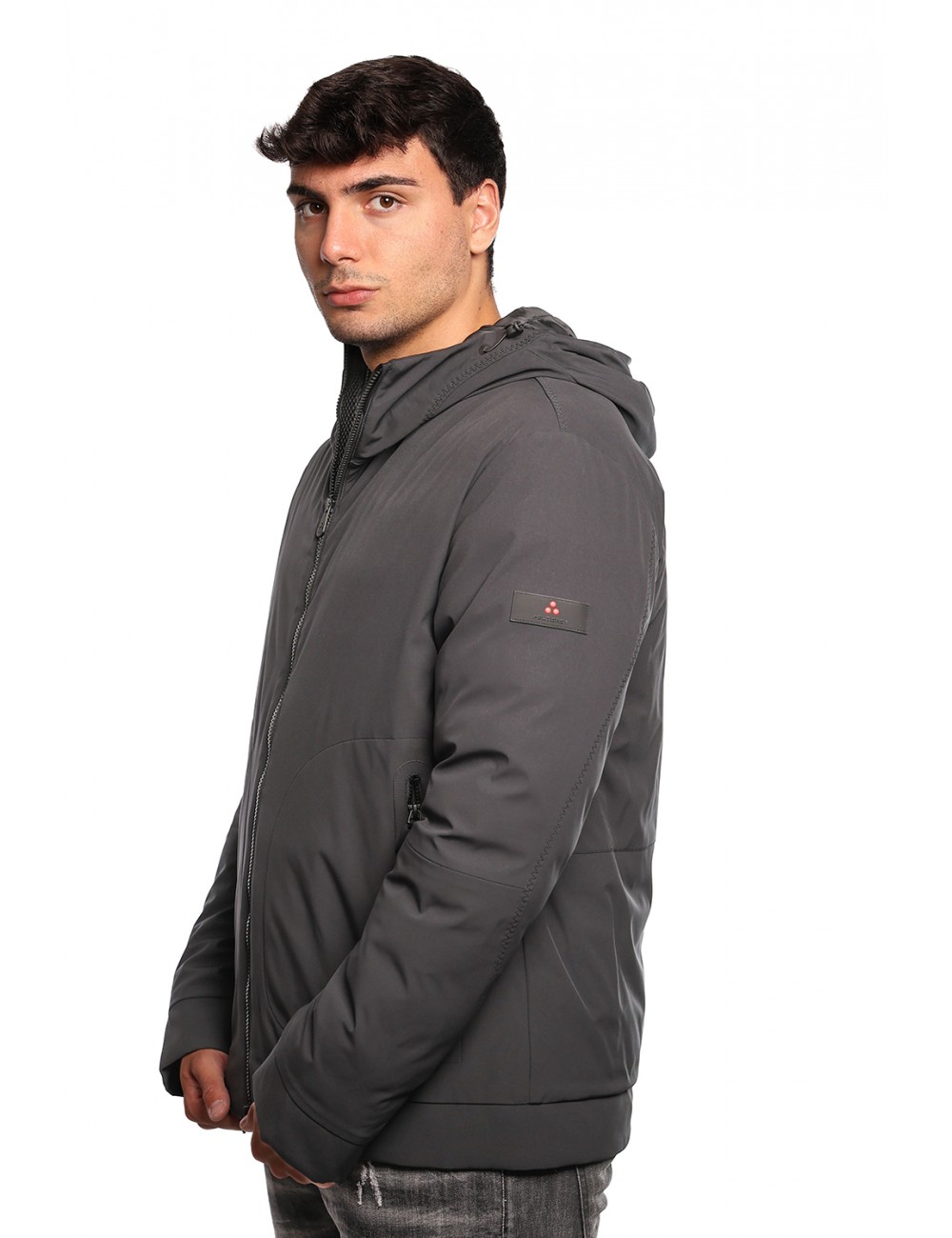 giubbino peuterey UOMO NERO - LOGE SRT 01 - PEU5566 vista frontale