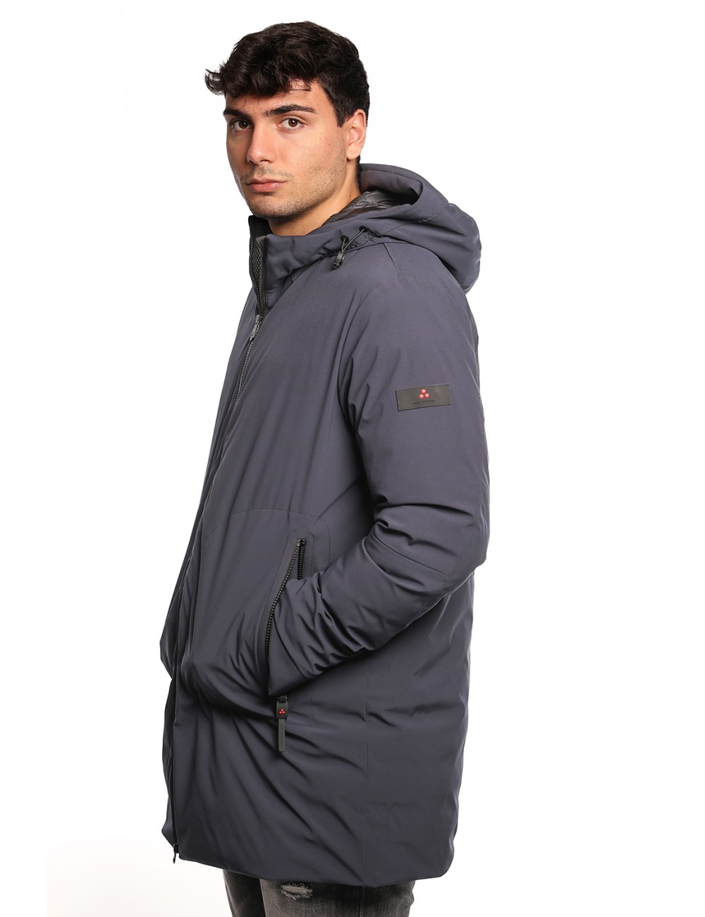 giubbino lungo peuterey UOMO BLU 215 - METIDE SRT 01 - PEU5567 vista frontale