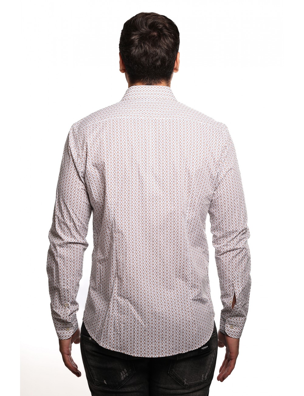 camicia alessandro lamura UOMO BIANCA VU - SAM3006 vista frontale