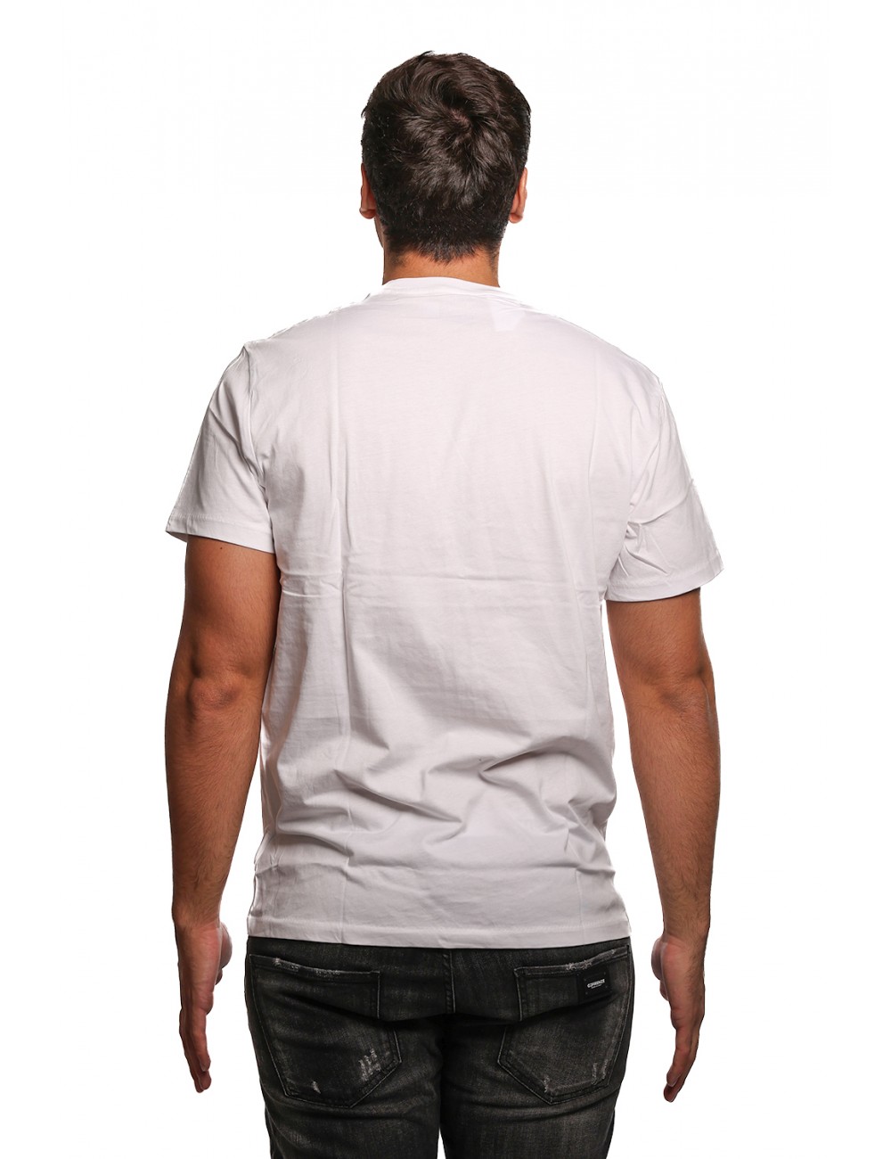 t-shirt polo ralph lauren UOMO WHITE - 714844756004 vista frontale