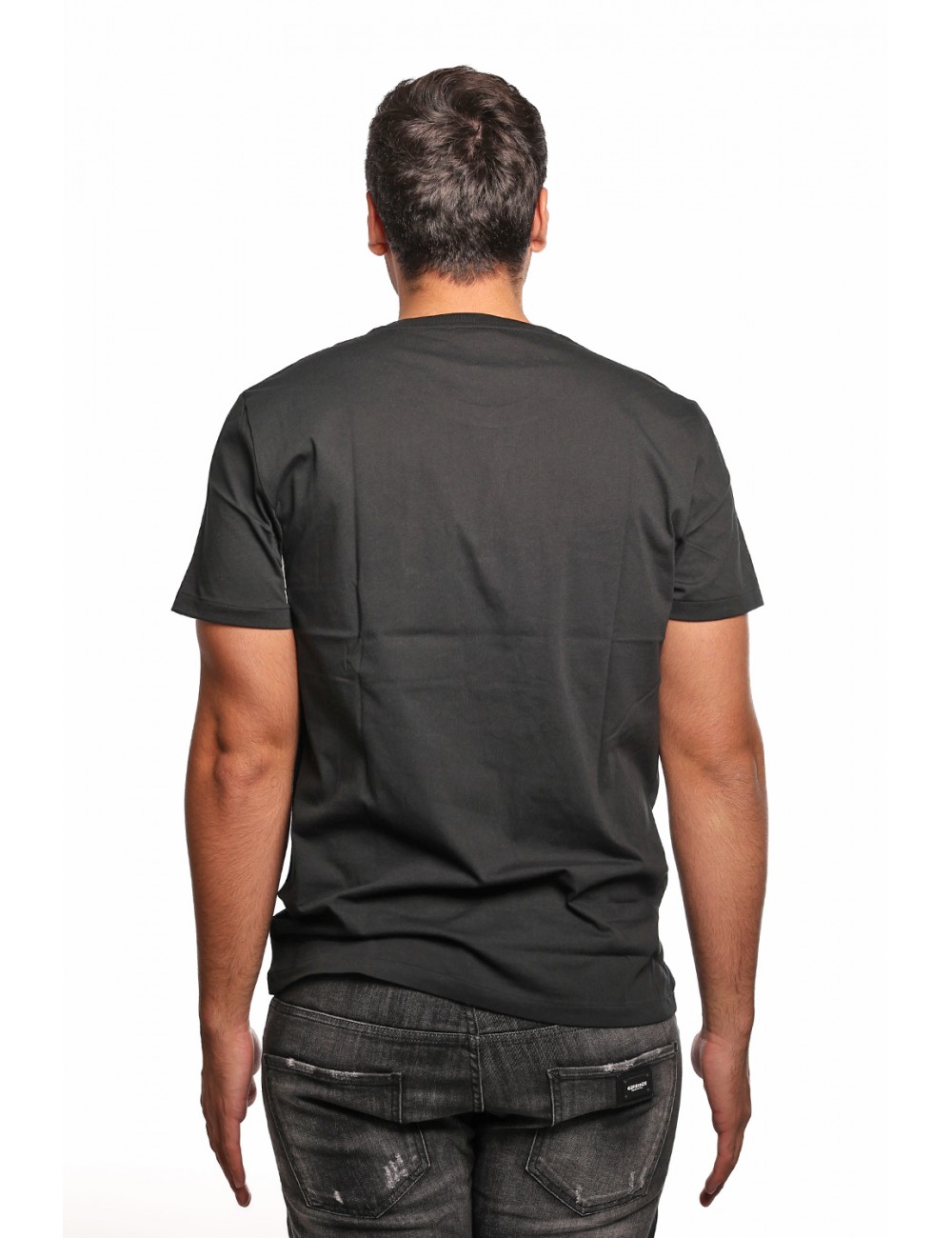 t-shirt polo ralph lauren UOMO BLACK - 714844756001 vista frontale