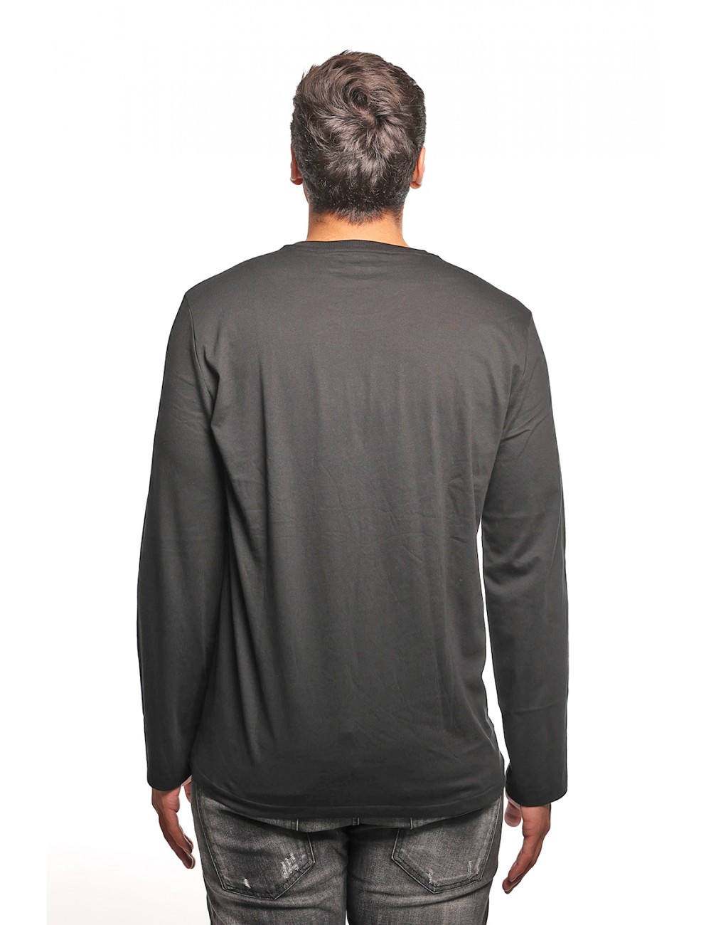 t-shirt polo ralph lauren UOMO BLACK - 714844759001 vista frontale