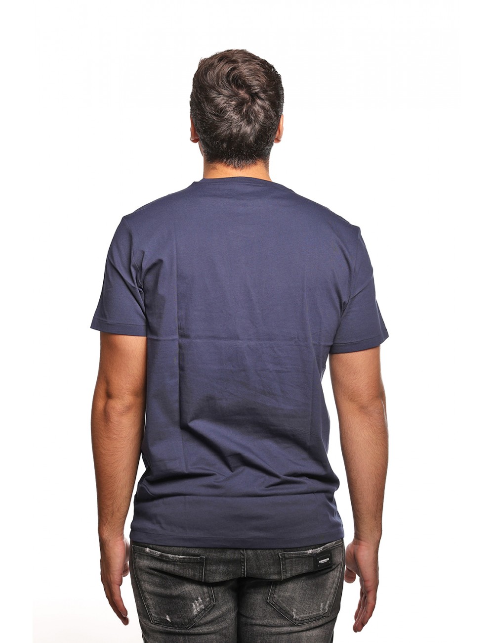 t-shirt polo ralph lauren UOMO NAVY - 714844756002 vista frontale