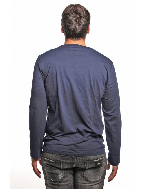 t-shirt polo ralph lauren UOMO NAVY - 714844759002 vista posteriore