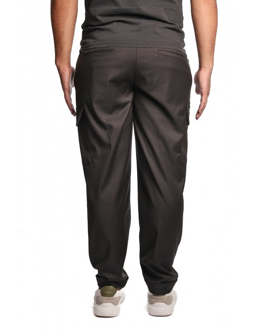 pantalone cargo michael coal UOMO NERO - MCTHM3616F25 vista posteriore