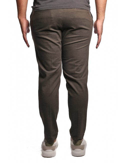 pantalone michael coal UOMO MARRONE MORO - MCBRAMM2500F25C vista posteriore