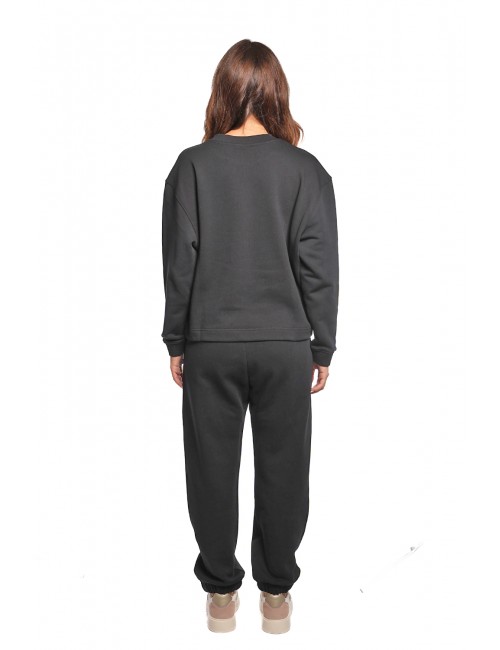 pantalone tuta moschino DONNA NERO 0555 - V6A6808 - 4418 vista completo posteriore