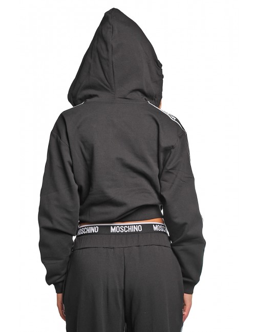 felpa moschino DONNA NERA 0555 - V6A1702 - 4424 vista posteriore