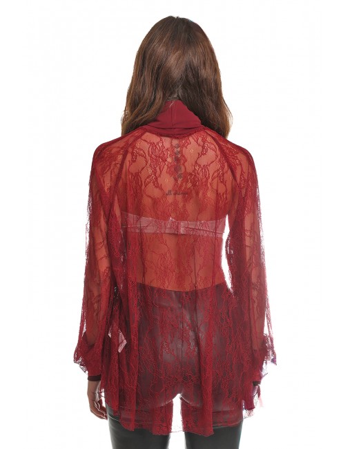 blusa kostumn°1 DONNA BORDEAUX - KI25139 vista posteriore