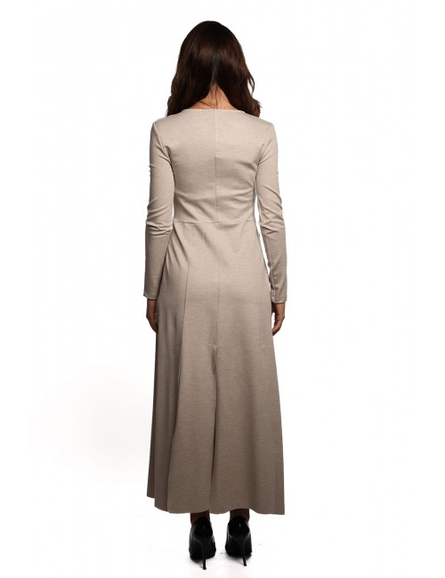 abito lungo jijil DONNA 0703 - NATURALE JPI25AB066 vista posteriore