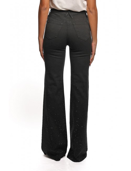 jeans cycle DONNA 11 NERO - 452P549 vista posteriore