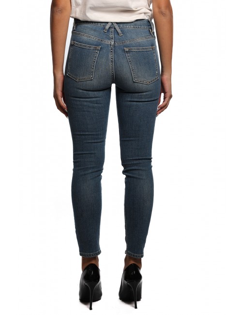 jeans cycle DONNA 07 NAVY BLUE - 452P543 vista posteriore