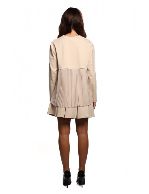 minigonna jijil DONNA 0913 VANIGLIA - JPI25GO140 vista completo posteriore