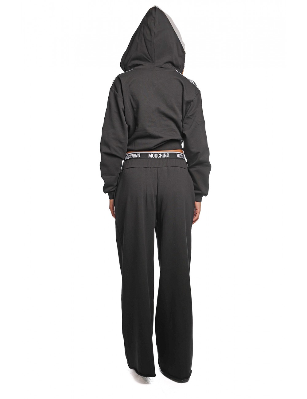 felpa moschino DONNA NERA 0555 - V6A1702 - 4424 vista completo posteriore