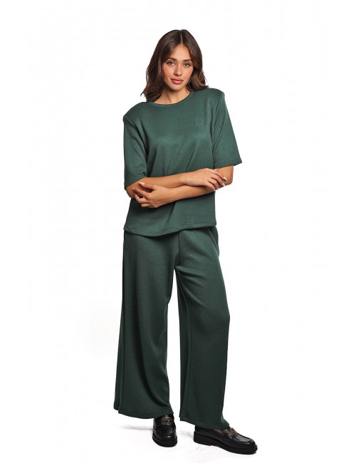 pantalone kostumn°1 DONNA VERDE - KI2501 vista completo frontale