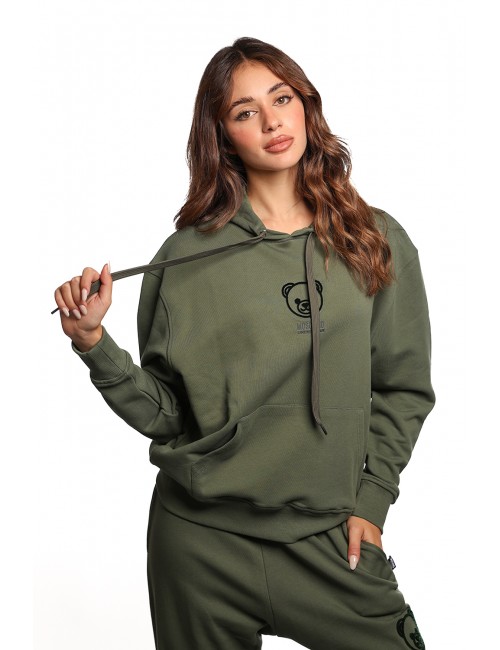 felpa moschino DONNA VERDE 0429 - V6A1708 - 4418 vista frontale
