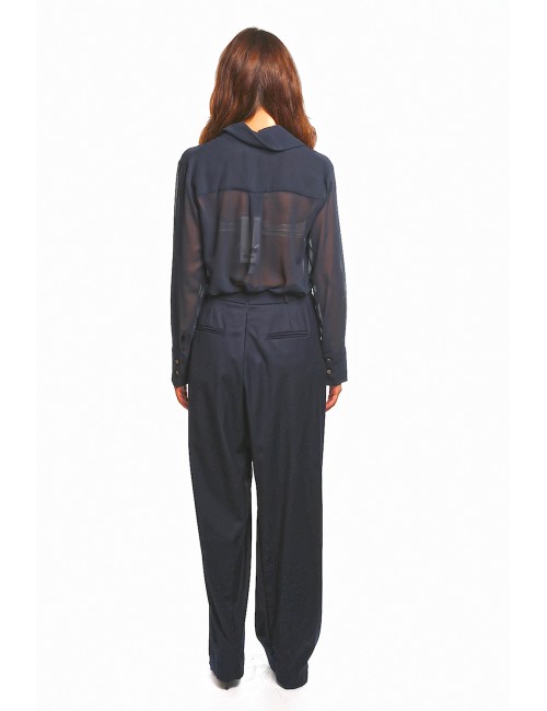 camicia jijil DONNA 0872 BLUE - JPI25CA346 vista completo posteriore