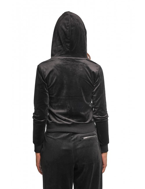 felpa juicy couture DONNA BLACK - VEJB70001WPFJ00 vista posteriore