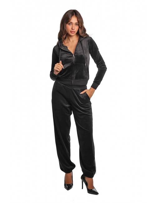 felpa juicy couture DONNA BLACK - VEJB70001WPFJ00 vista completo frontale