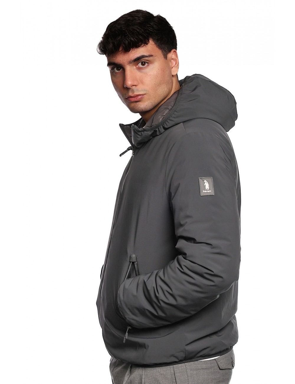 giubbino reversibile refrigue UOMO BLACK  - 2811O00151- HULT vista frontale liscia