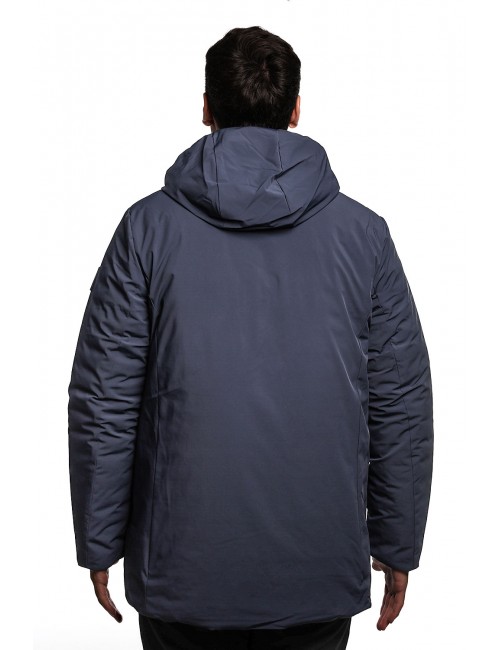 giubbino lungo reversibile refrigue UOMO NAVY - 2811O00150 - FINN vista posteriore liscia