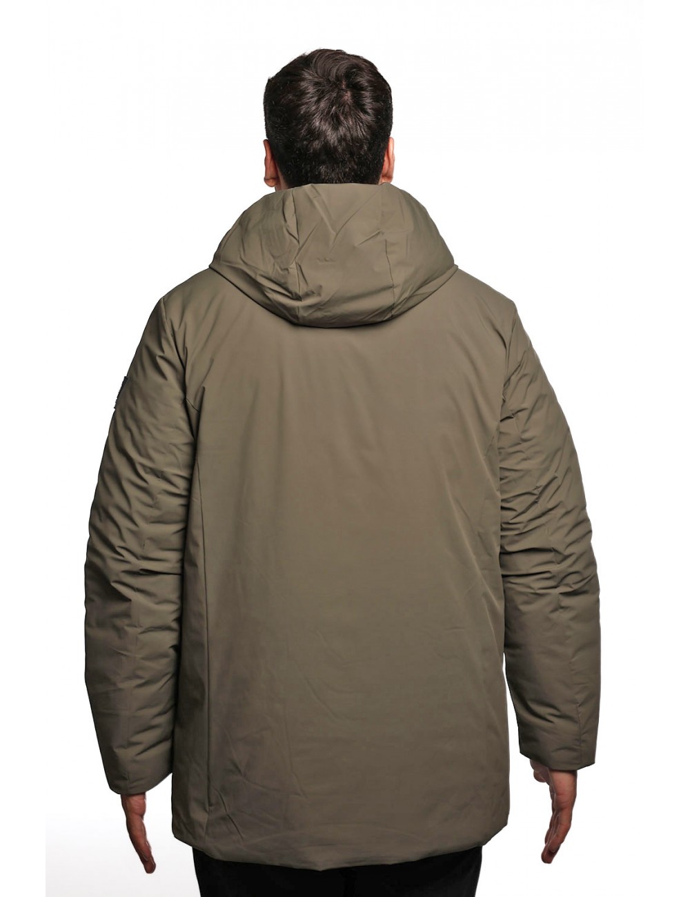 giubbino lungo reversibile refrigue UOMO VERDE MILITARY - 2811O00150 - FINN vista posteriore liscia