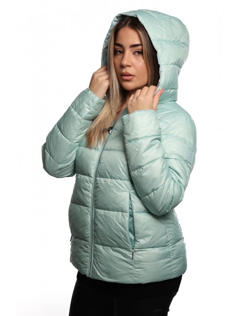 giubbino reversibile refrigue DONNA VERDE TIFFANY SERENITY - 2821O00070 - HEMMA vista laterale trapuntata