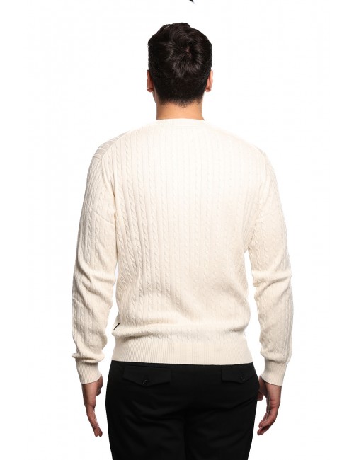 maglioncino refrigue UOMO AVORIO BUTTER - 2811W00160 vista posteriore