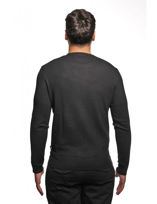 maglioncino refrigue UOMO BLACK - 2811W00181 vista posteriore