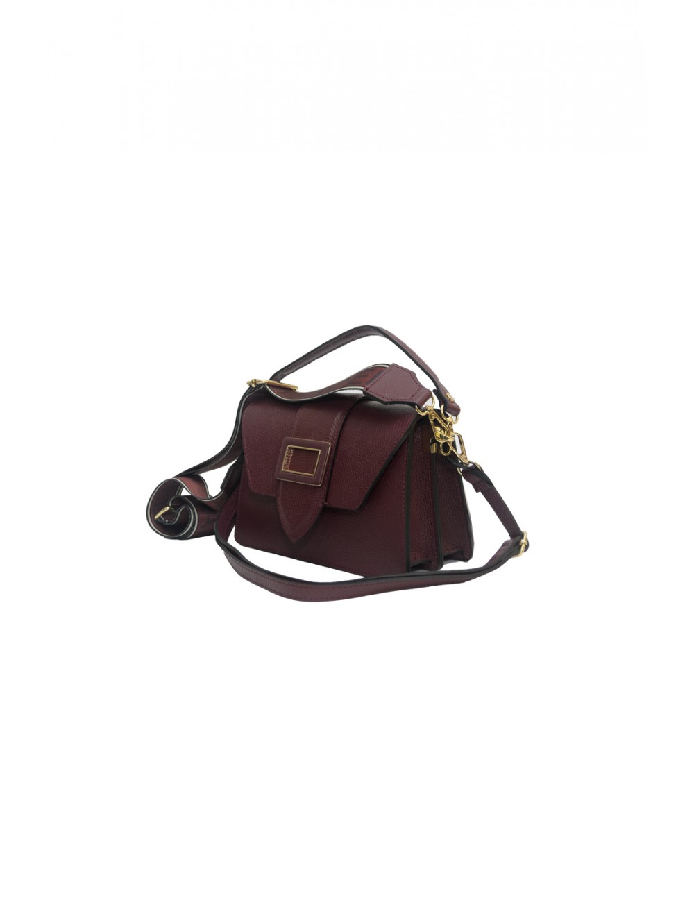 borsa marc ellis DONNA BURGUNDY E GOLD - KOURTNEY M DO vista frontale