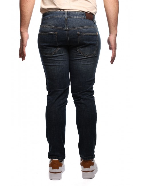 jeans entre amis UOMO BLU SCURO 4039 DENIM BLUE - A2682522835L2055 vista posteriore