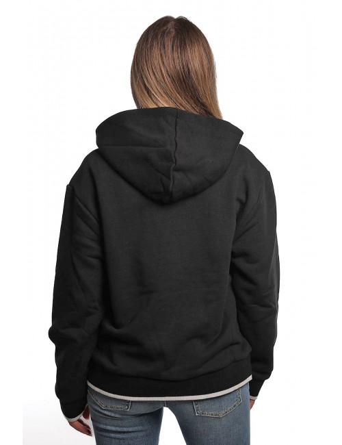 felpa gcds DONNA 99 BLACK - B2EW1905JD1 vista posteriore
