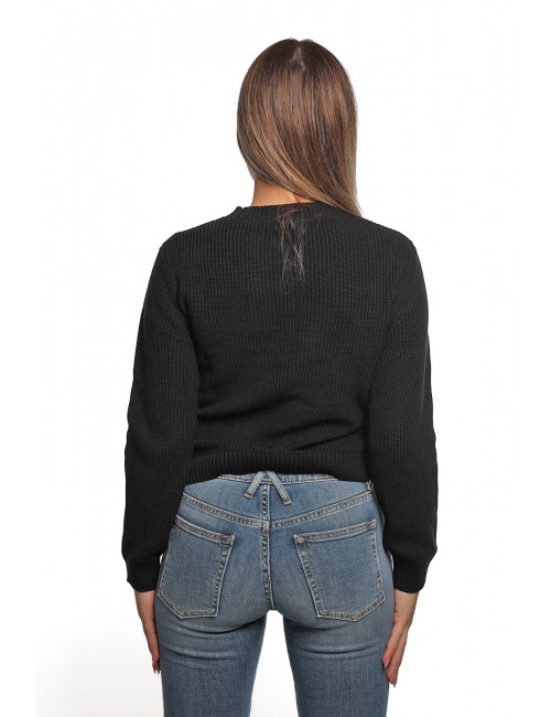 maglione refrigue DONNA BLACK - 2821W00130 vista posteriore