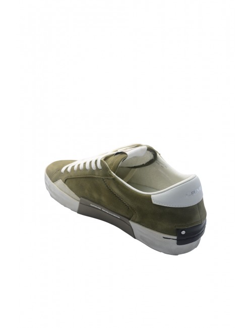 scarpe crime london UOMO VERDE MILITARE - DISTRESSED - 14008PP7.83 vista posteriore