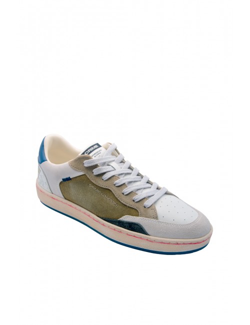 scarpe crime london UOMO VERDE MILITARE - CHELSEA - 14202PP7.83 vista frontale