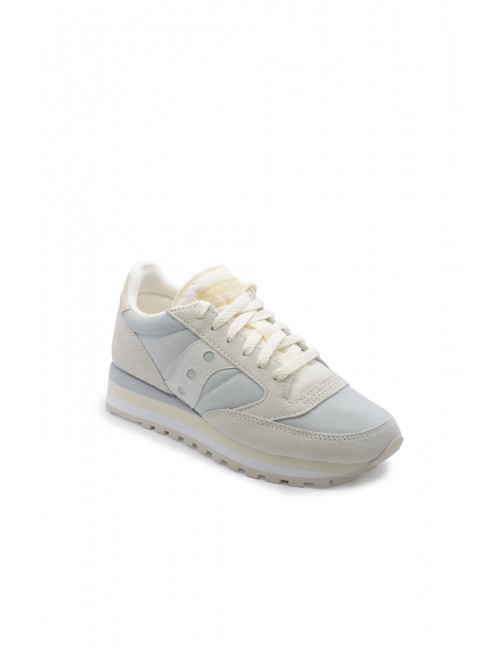 scarpe saucony DONNA GRIGIO CHIARO CLOUD/ALMOND - JAZZ TRIPLE - S60530-64 vista frontale