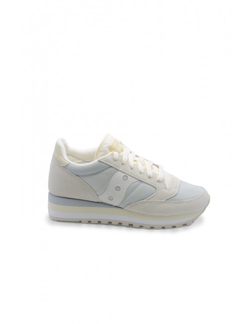 scarpe saucony DONNA GRIGIO CHIARO CLOUD/ALMOND - JAZZ TRIPLE - S60530-64 vista laterale 2
