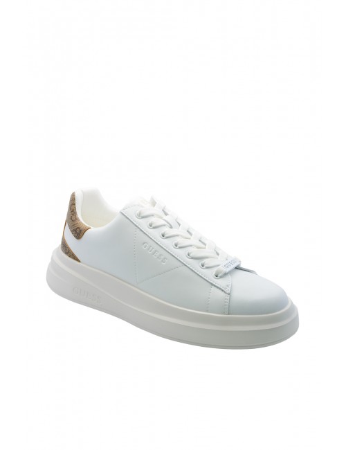 scarpe guess UOMO BIANCHE E BEIGE WBEIB - FMPVIBLEA12 vista frontale