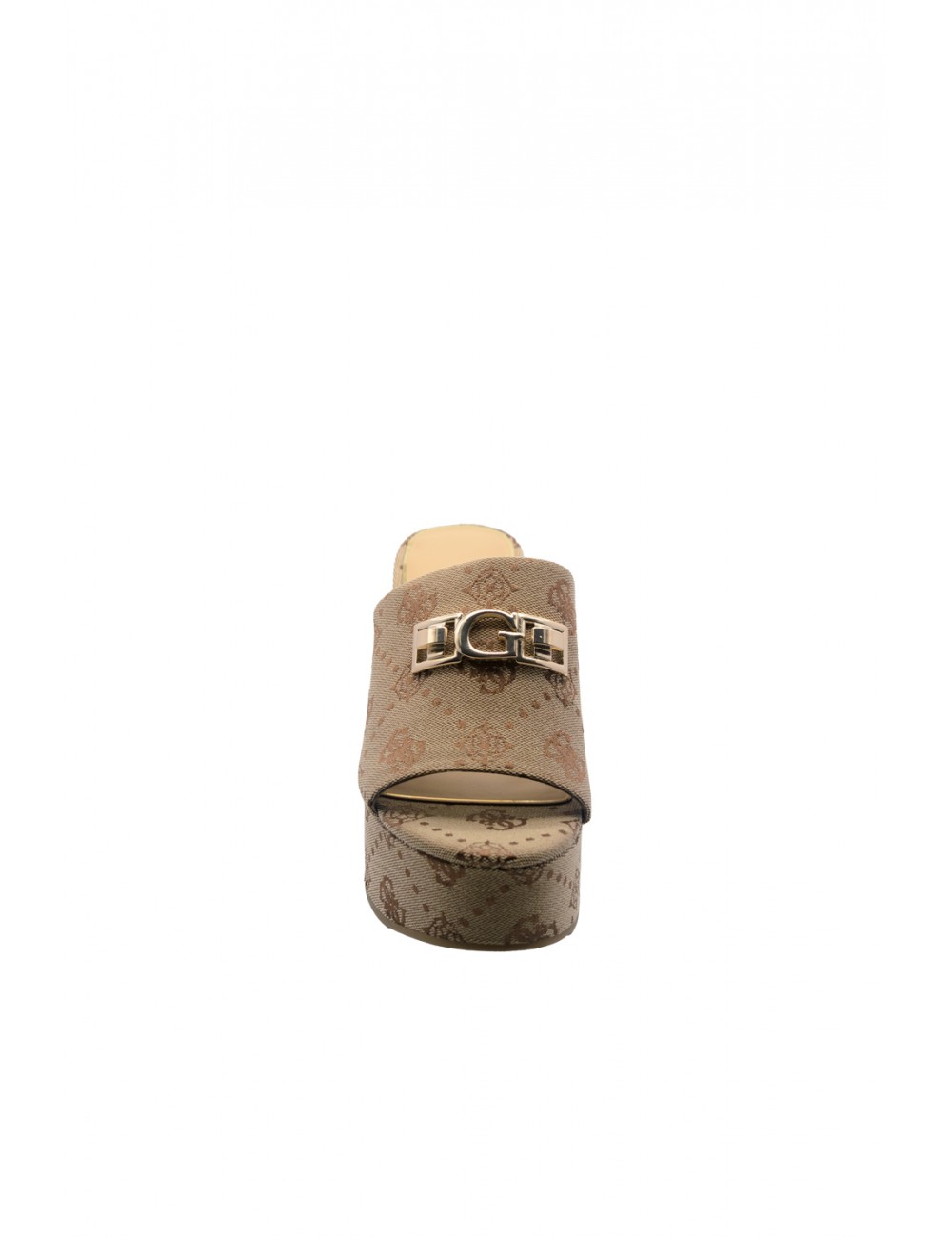 sandali guess DONNA BEIGE MILK - FLJEVZFAL04 vista dettaglio frontale