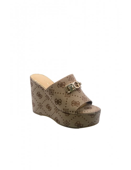 sandali guess DONNA BEIGE MILK - FLJEVZFAL04 vista frontale