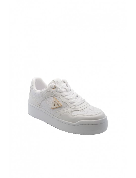 scarpe guess DONNA WHITE - FLJMI6FAL12 vista laterale