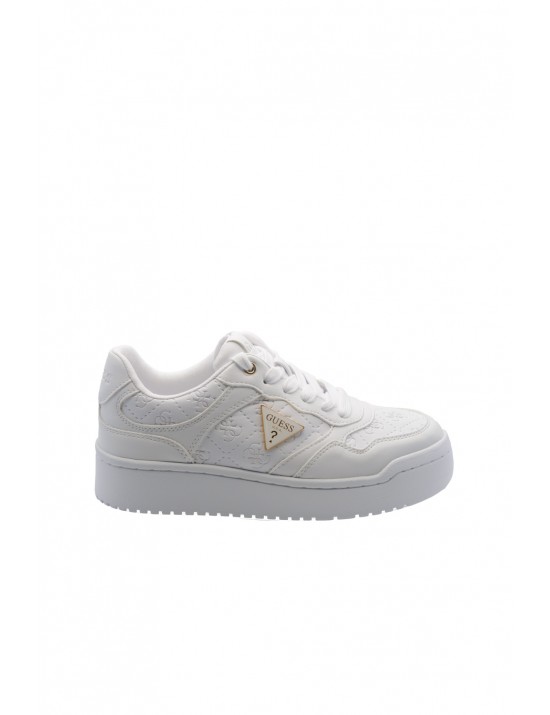scarpe guess DONNA WHITE - FLJMI6FAL12 vista laterale
