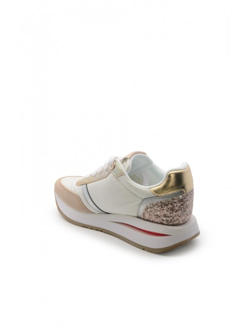 scarpe guess DONNA BIANCHE MULTI - FLPEAGFAB12 vista posteriore