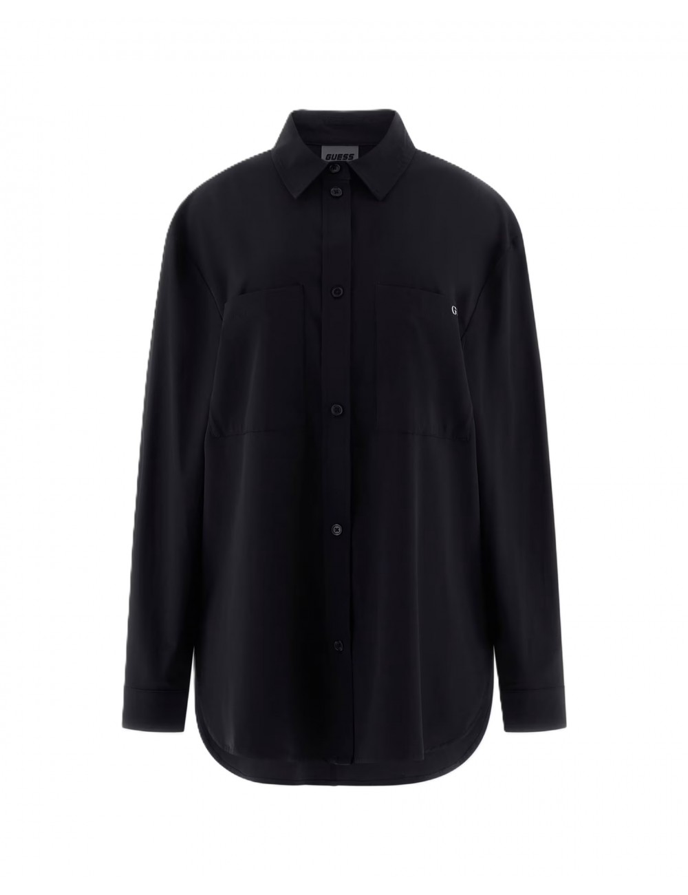 camicia guess DONNA NERA JBLK - V6RH00WL232 vista frontale