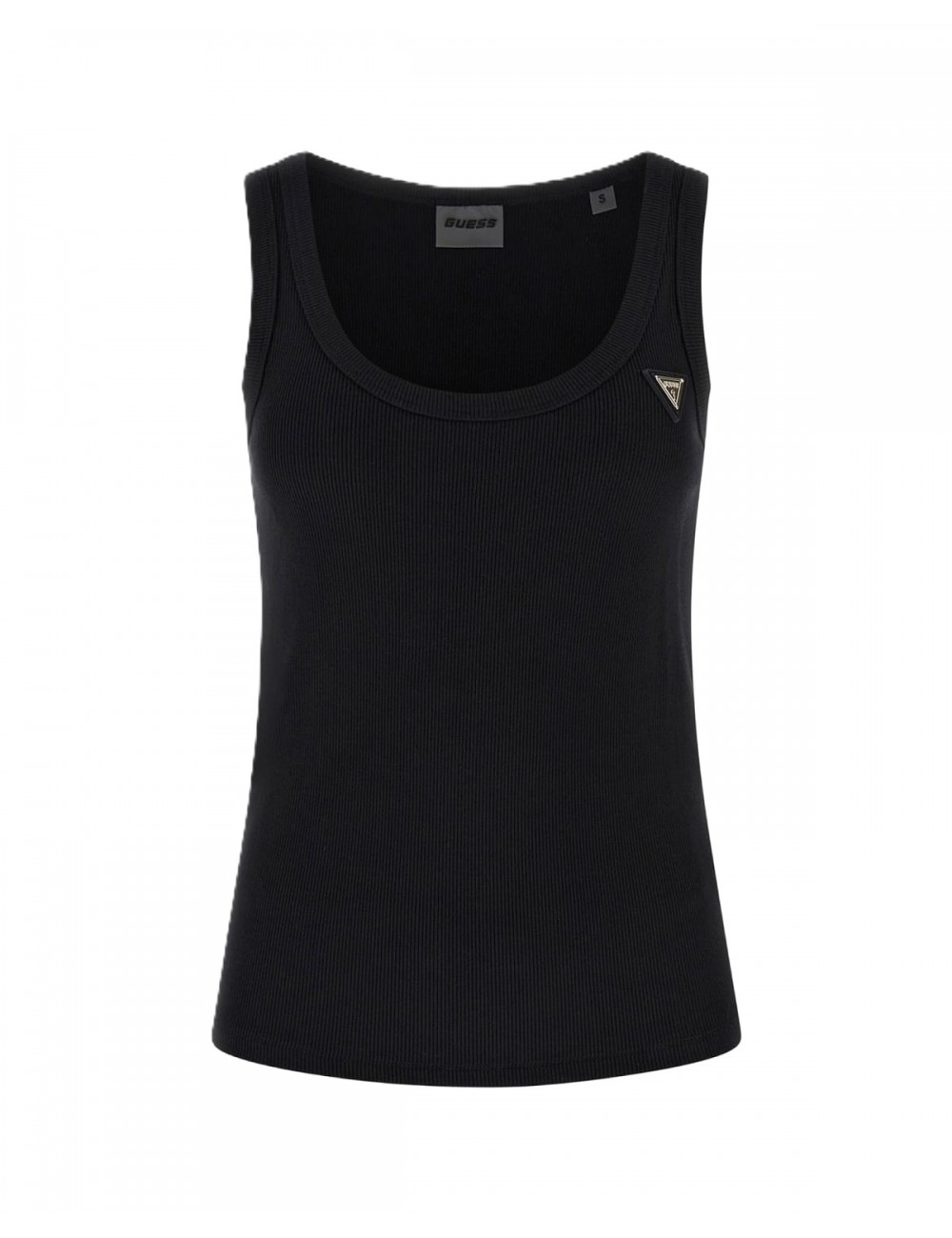 canotta guess DONNA NERA JBLK - V4YP06K8RT2 vista frontale 2