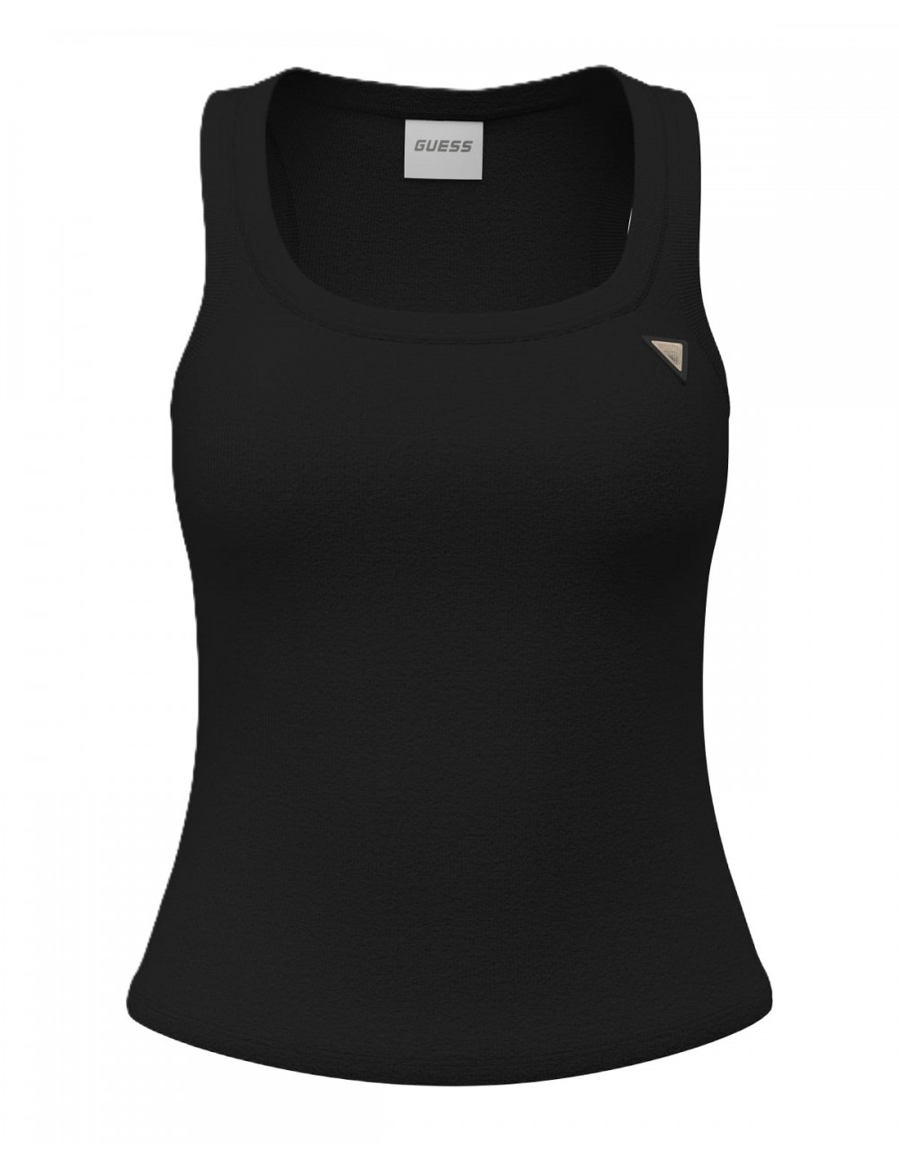 canotta guess DONNA NERA JBLK - V4YP06K8RT2 vista frontale