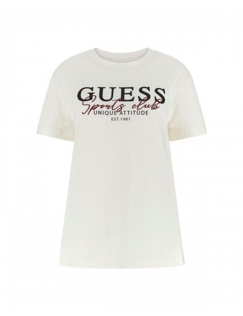 t-shirt guess DONNA BIANCA G1O6 - V6RI05I3Z14 vista frontale 2